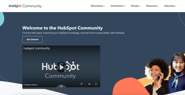 Inbound Marketing Website - HubSpot's homepage for the HubSpot community forum